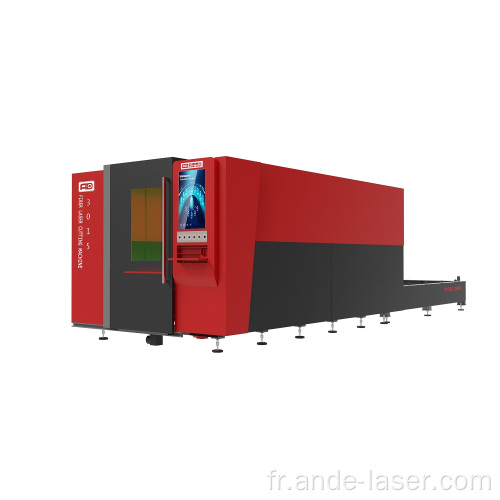 Machine de découpe laser à plate-forme d'échange pour tôle